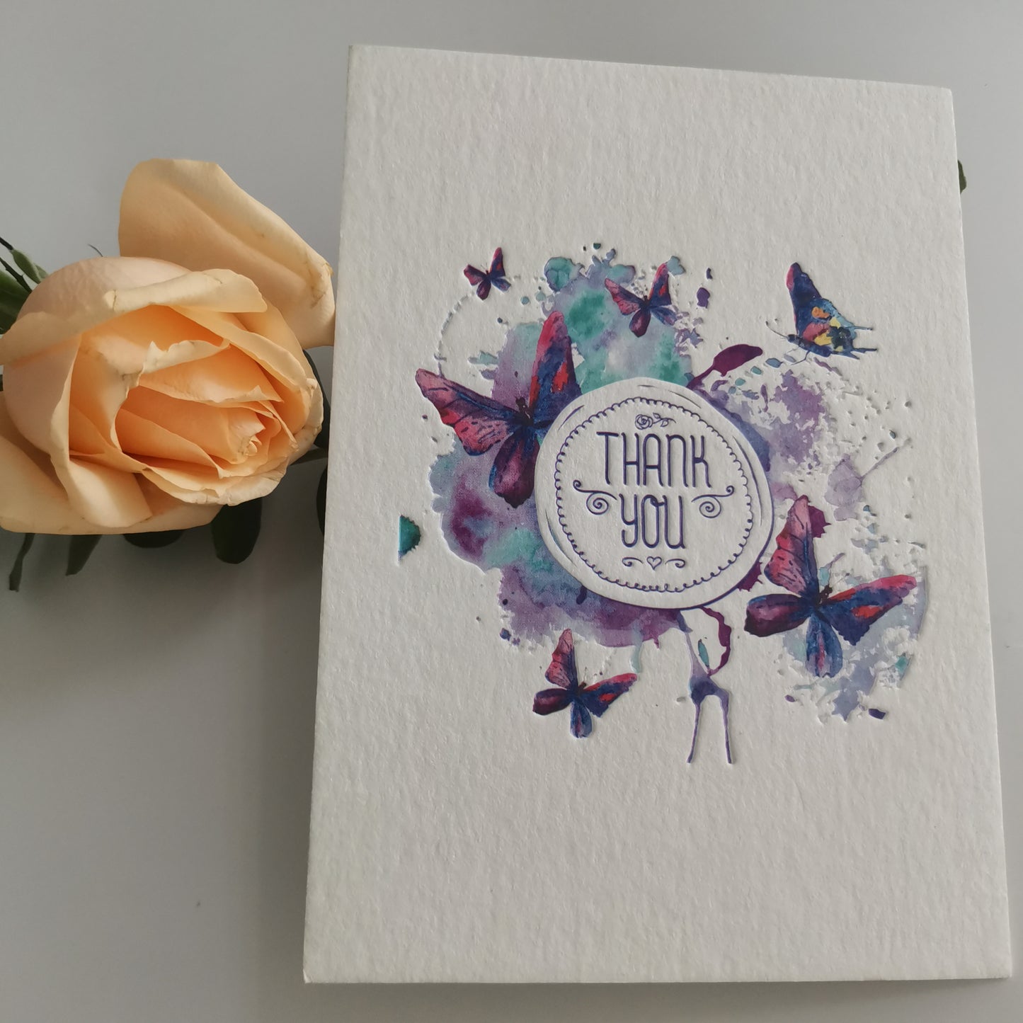 Letterpress Invitation card/ Thank you card